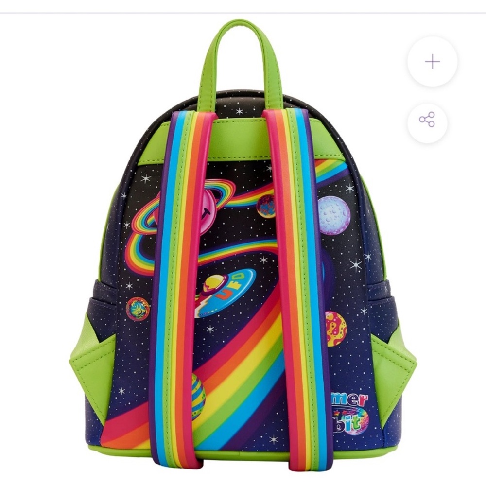 Loungefly Lisa Frank Alien ZOOMER & ZORBITT™
GLOW MINI BACKPACK - Picture 3 of 16